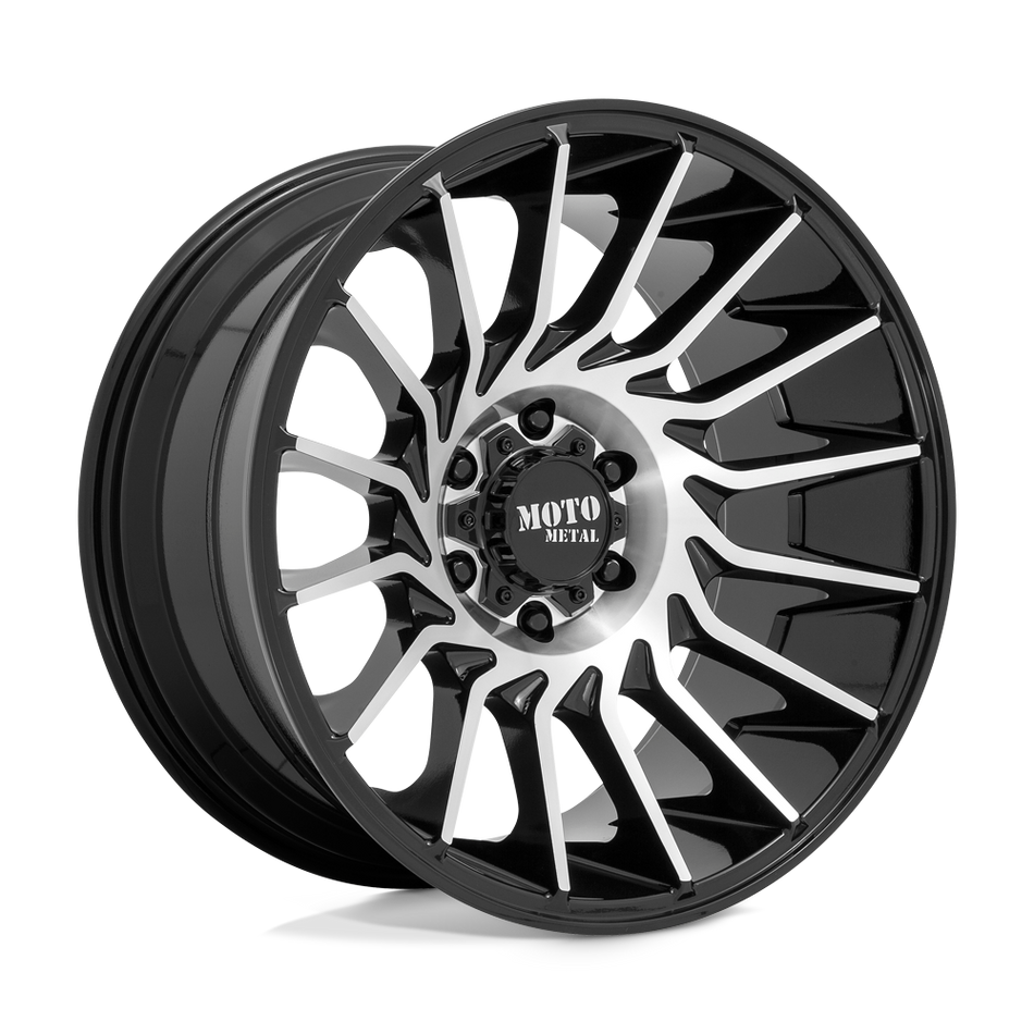 Moto Metal MO807 Gloss Black Machined Wheel