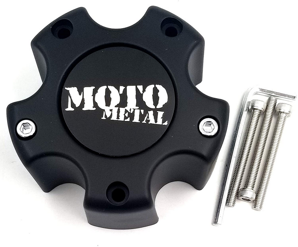 MOTO METAL CAP  MATTE BLACK 5 LUG