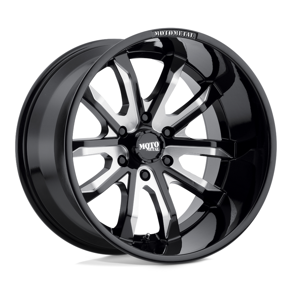 Moto Metal MO983 DAGGER Gloss Black Milled Wheel