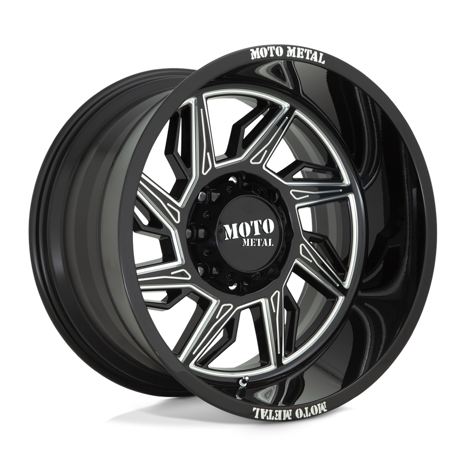 Moto Metal MO997 HURRICANE Gloss Black Milled - Left Directional Wheel