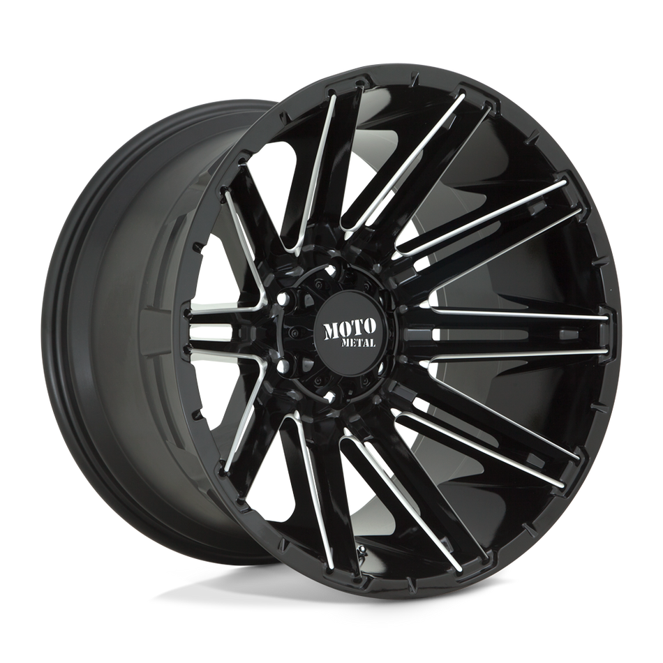 Moto Metal MO998 KRAKEN Gloss Black Milled Wheel