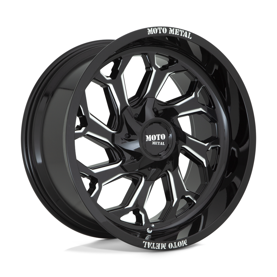 Moto Metal MO999 Gloss Black Milled Wheel
