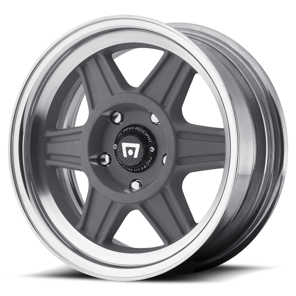 Motegi MR124 Mag Gray W/ Machined Lip Wheel