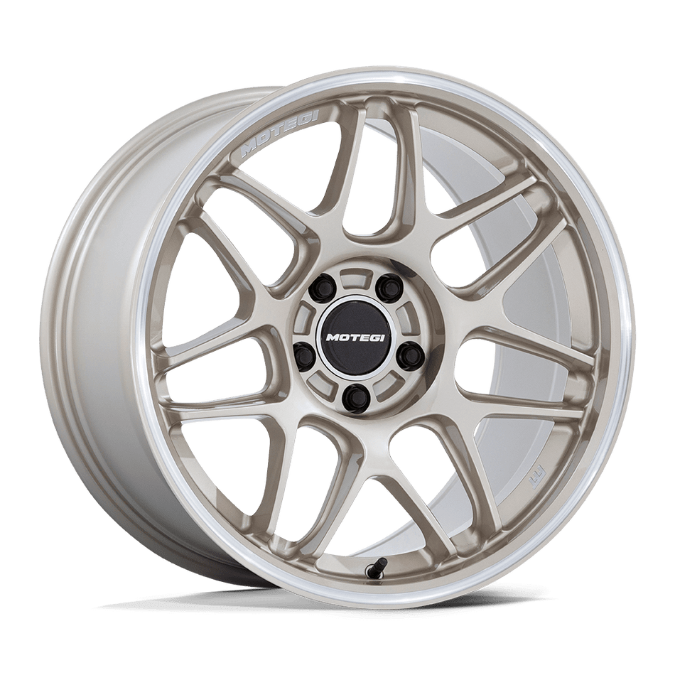 Motegi MR158 TSUBAKI Motorsport Gold W/ Machined Lip Wheel