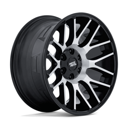 Moto Metal MO816 OVERLOOK GLOSS BLACK W/ MACHINED FACE