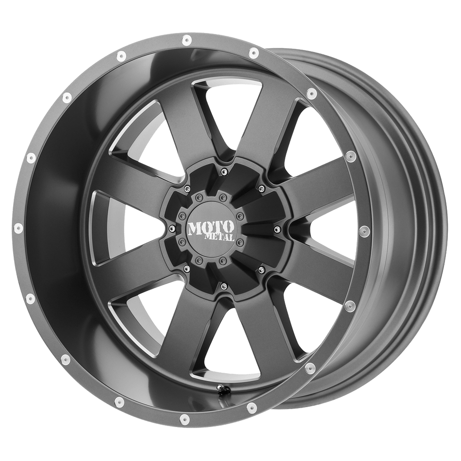 Moto Metal MO962 Satin Gray Milled Wheel