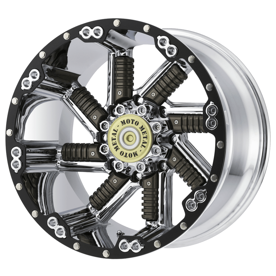 Moto Metal MO979 BUCKSHOT Chrome With Gun Metal Inserts Wheel