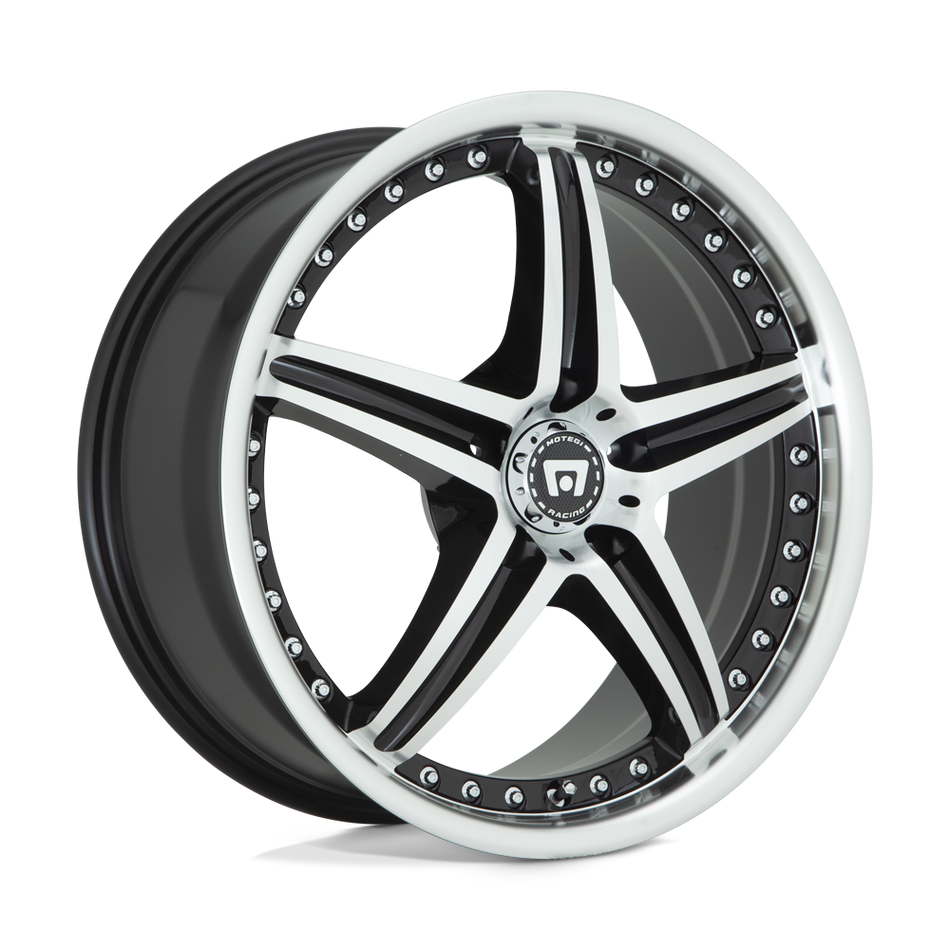 Motegi MR107 D5S Gloss Black Machined Wheel