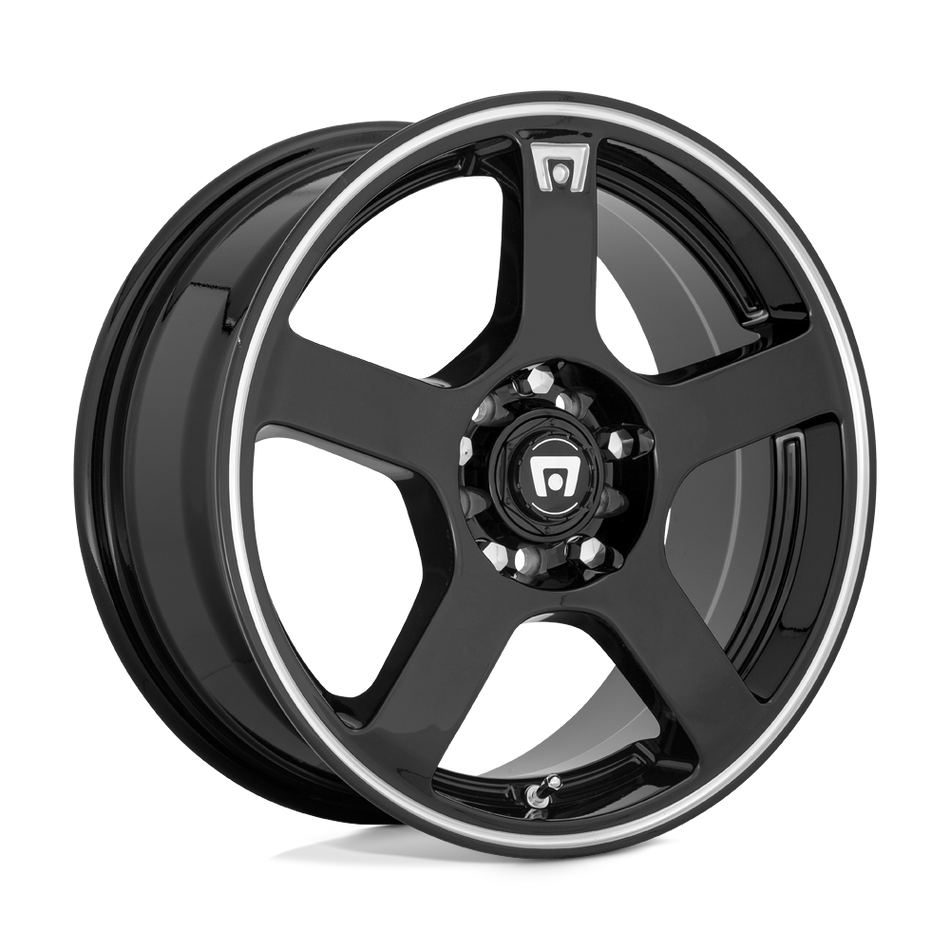 Motegi MR116 FS5 Gloss Black Machined Flange Wheel