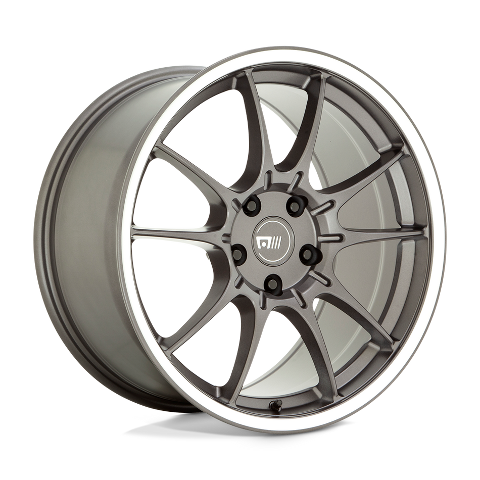 Motegi MR152 SS5 Gunmetal With Machined Lip Wheel