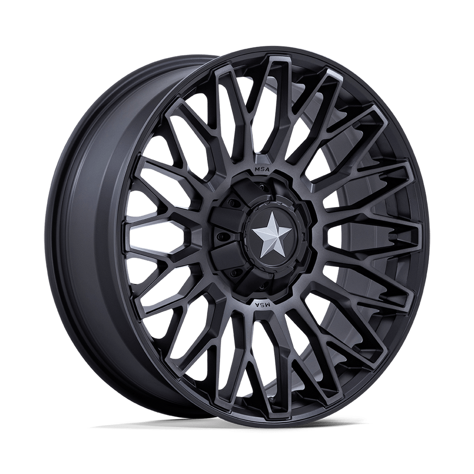 MSA Offroad Wheels M50 CLUBBER Matte Black Ddt Wheel