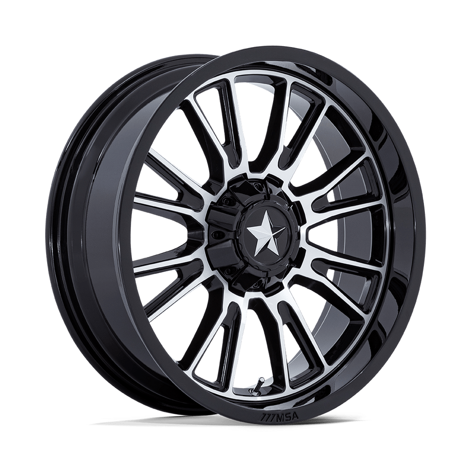 MSA Offroad Wheels M51 THUNDERLIPS Gloss Black Machined Wheel