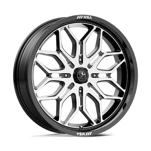 MSA Offroad Wheels M47 SNIPER UTV GLOSS BLACK MACHINED