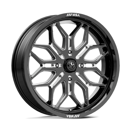 MSA Offroad Wheels M47 SNIPER UTV GLOSS BLACK MILLED