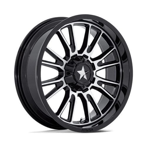 MSA Offroad Wheels M51 THUNDERLIPS UTV GLOSS BLACK MACHINED