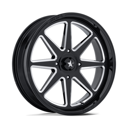 MSA Offroad Wheels M54 SPARK UTV GLOSS BLACK MILLED