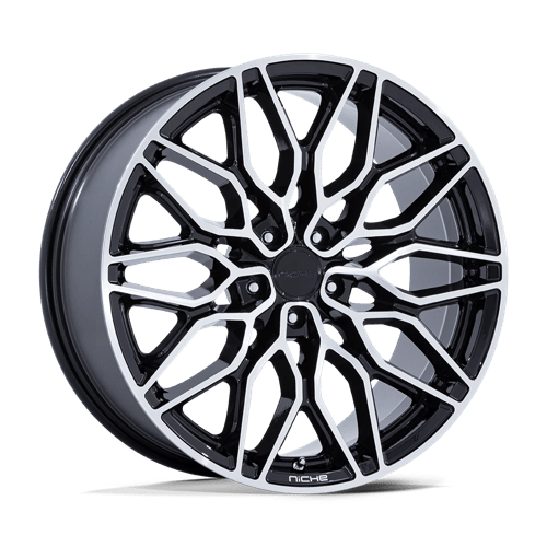 Niche 1PC NC277 CALABRIA 5 GLOSS BLACK MACHINED
