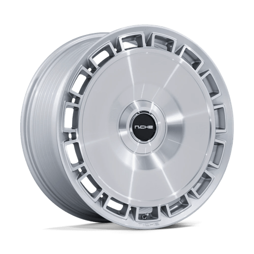 Niche 1PC NC287 VENICE GLOSS SILVER W/ MACHINED FACE