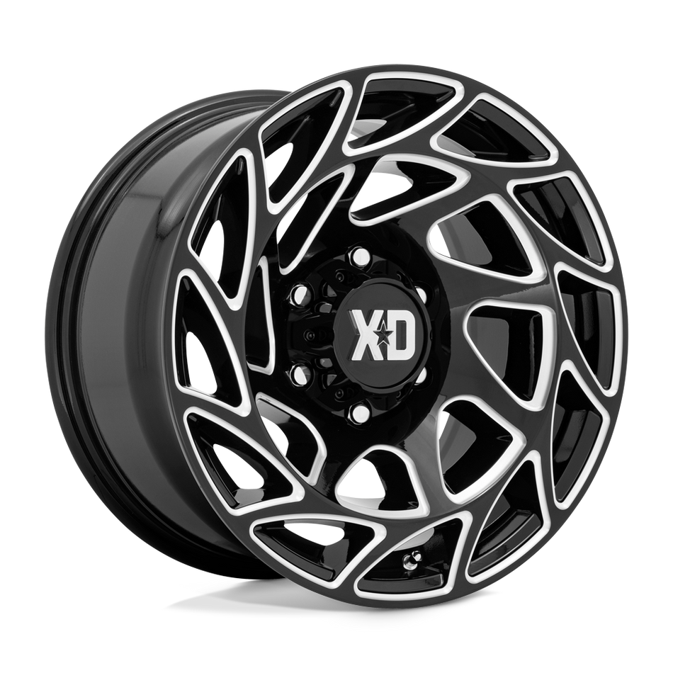XD XD860 ONSLAUGHT Gloss Black Milled Wheel