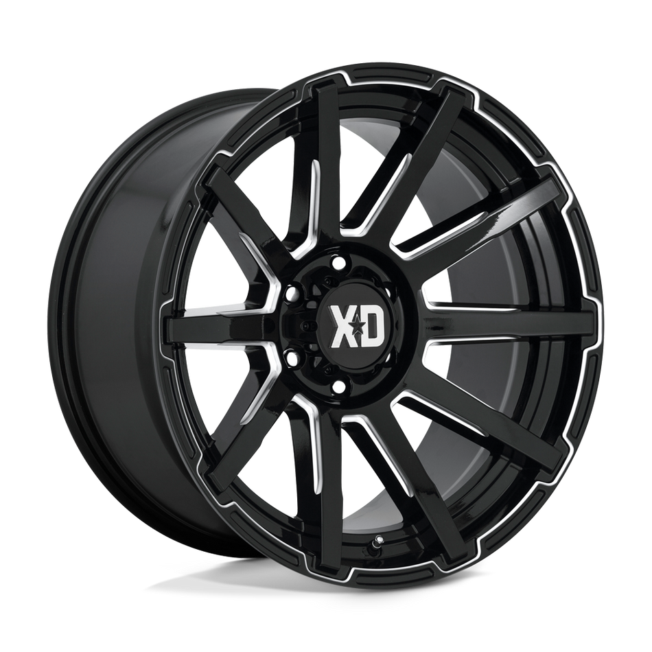 XD XD847 OUTBREAK Gloss Black Milled Wheel