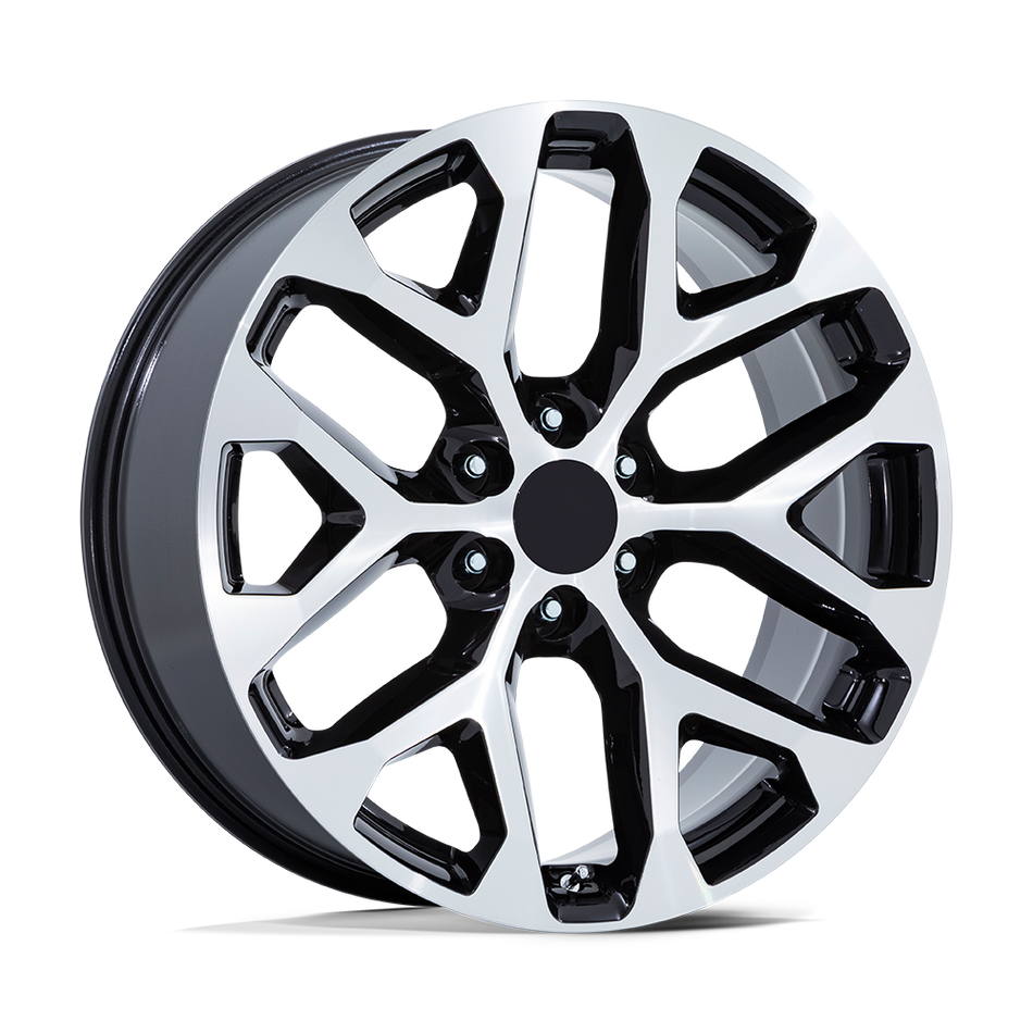 Performance Replicas PR177 Gloss Black Machined Face Wheel