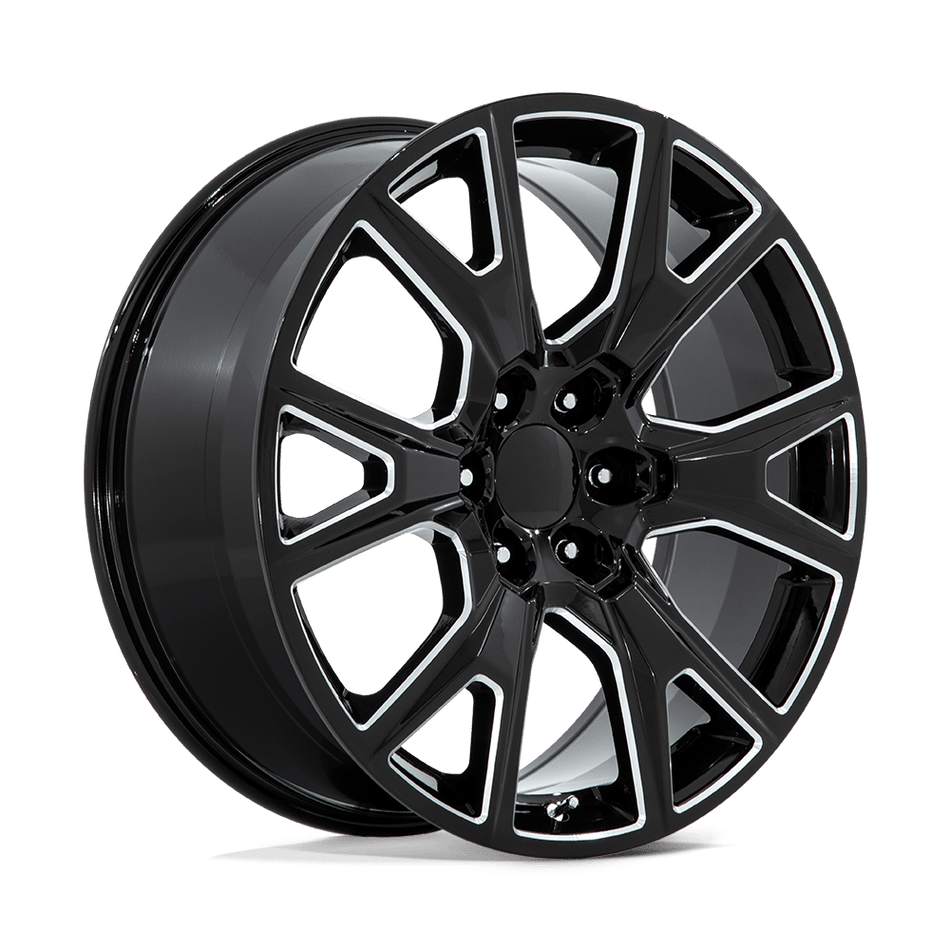 Performance Replicas PR199 Gloss Black Milled Wheel