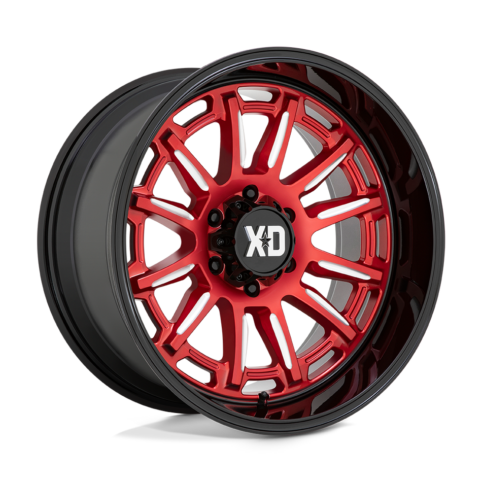 XD XD865 PHOENIX Candy Red Milled With Black Lip Wheel