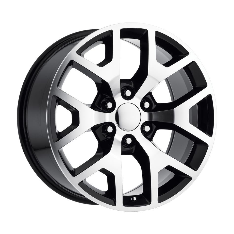 Performance Replicas PR169 Gloss Black With Machined Spokes Wheel
