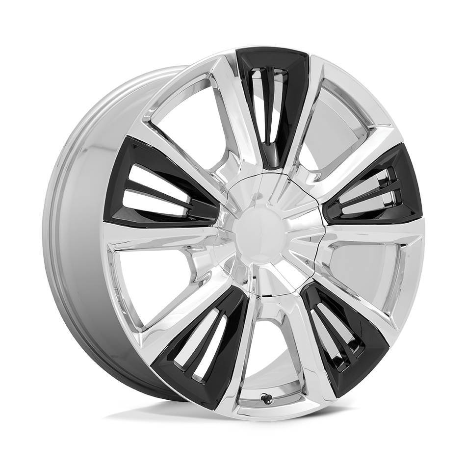 Performance Replicas PR212 Chrome With Gloss Black Accents Wheel
