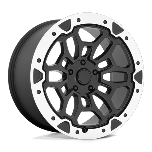 PR215BM 22X10 6X5.5 78.1 M-BLK MACH 19MM