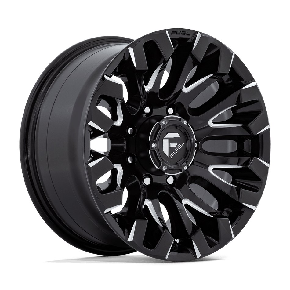 Fuel 1PC D828 QUAKE Gloss Black Milled Wheel