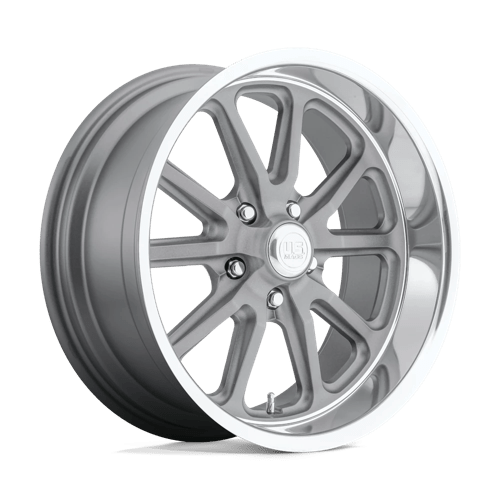 US Mag 1PC U720 TORQUE TEXTURED GRAY W/ DIAMOND CUT LIP