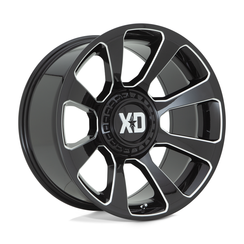 XD XD854 REACTOR Gloss Black Milled Wheel