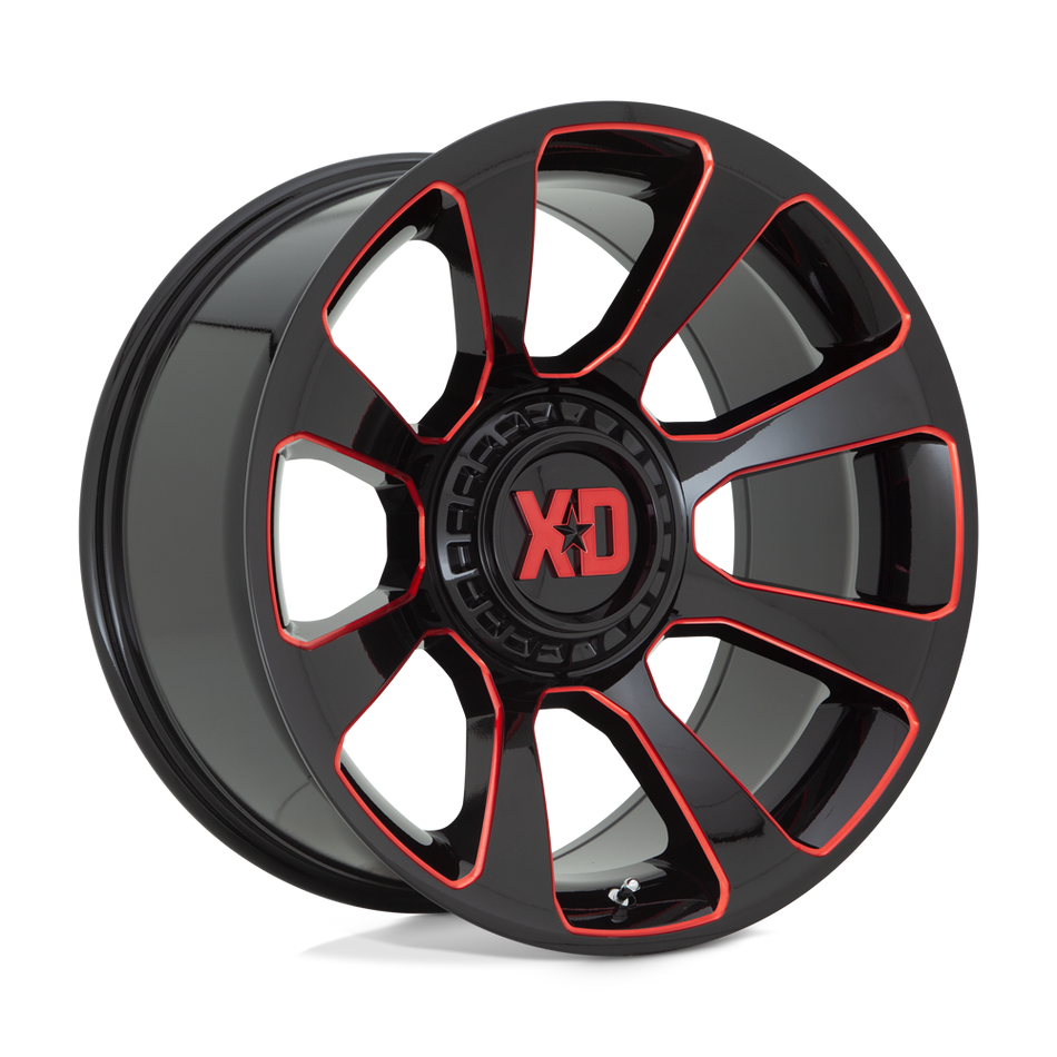 XD XD854 REACTOR Gloss Black Milled With Red Tint Wheel