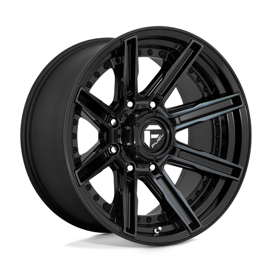 Fuel 1PC D708 ROGUE Gloss Machined Double Dark Tint Wheel