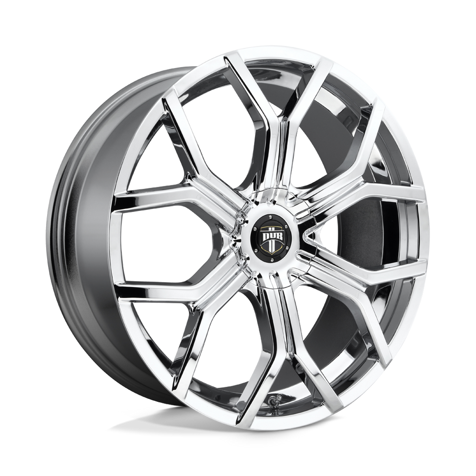 DUB 1PC S207 ROYALTY Chrome Plated Wheel