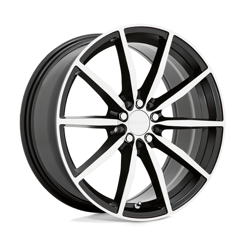Ruff BURNOUT Gloss Black W/ Machined Face Wheel