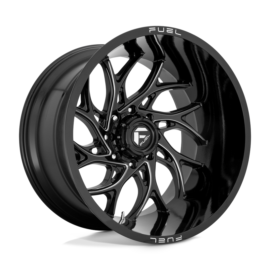 Fuel 1PC D741 RUNNER Gloss Black Milled Wheel