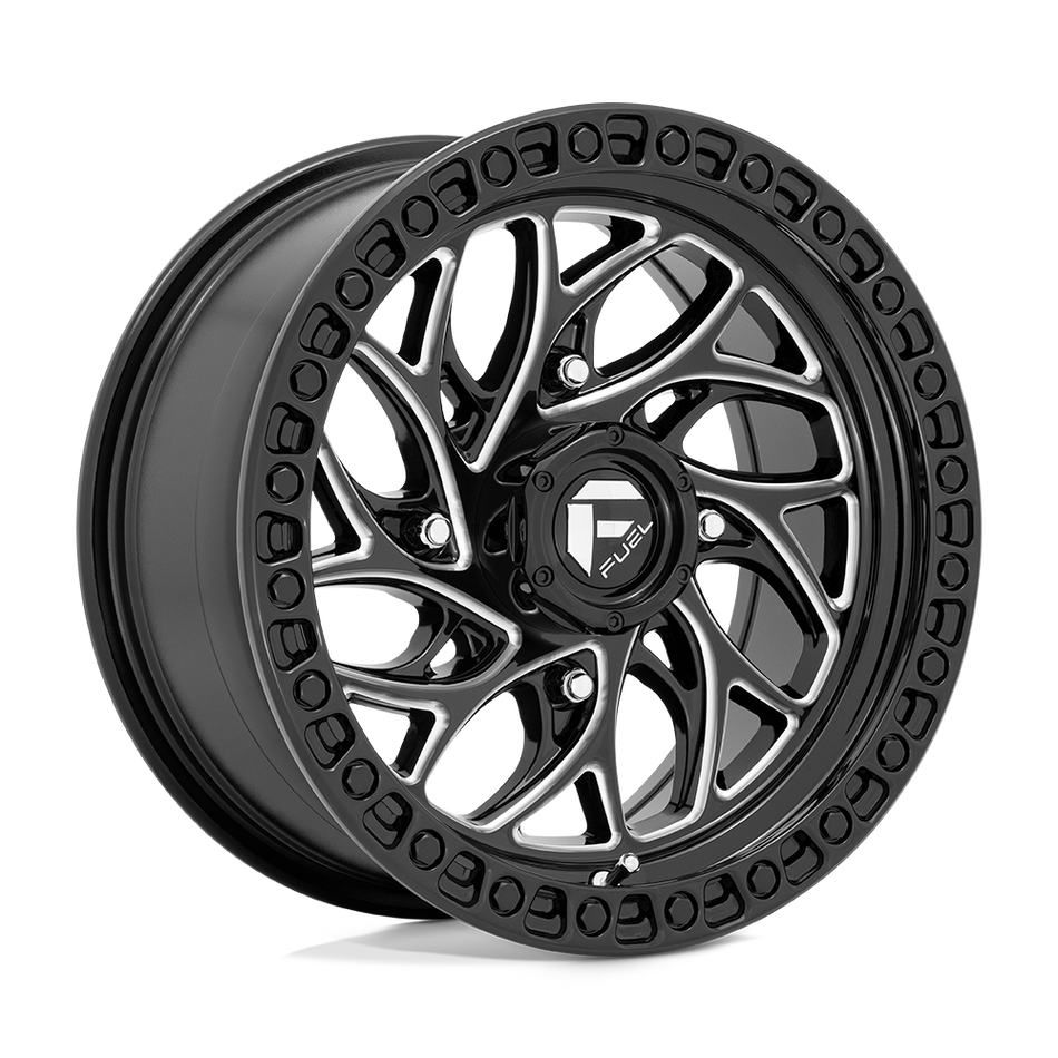 Fuel UTV D741 RUNNER Gloss Black Milled Wheel