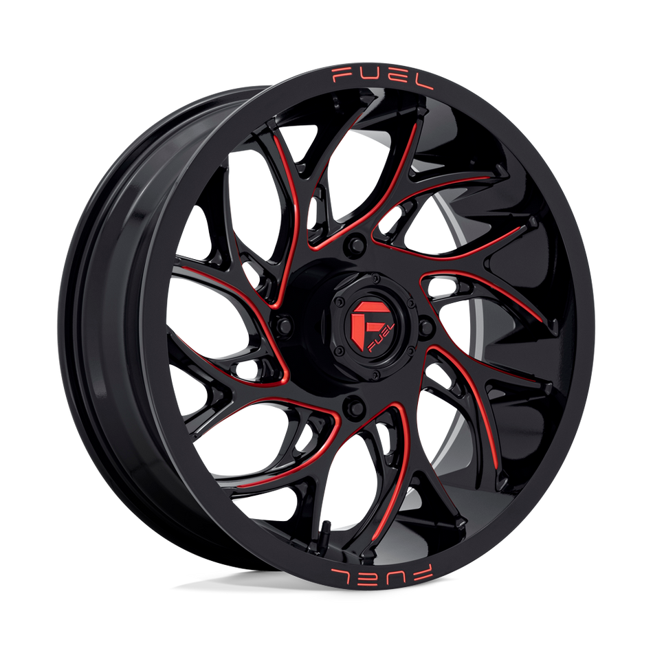 Fuel UTV D779 RUNNER UTV Gloss Black Milled Candy Red Wheel