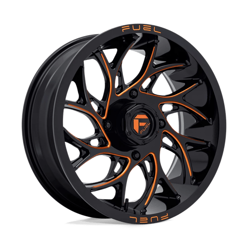 Fuel UTV D780 RUNNER UTV GLOSS BLACK MILLED W/ ORANGE TINT