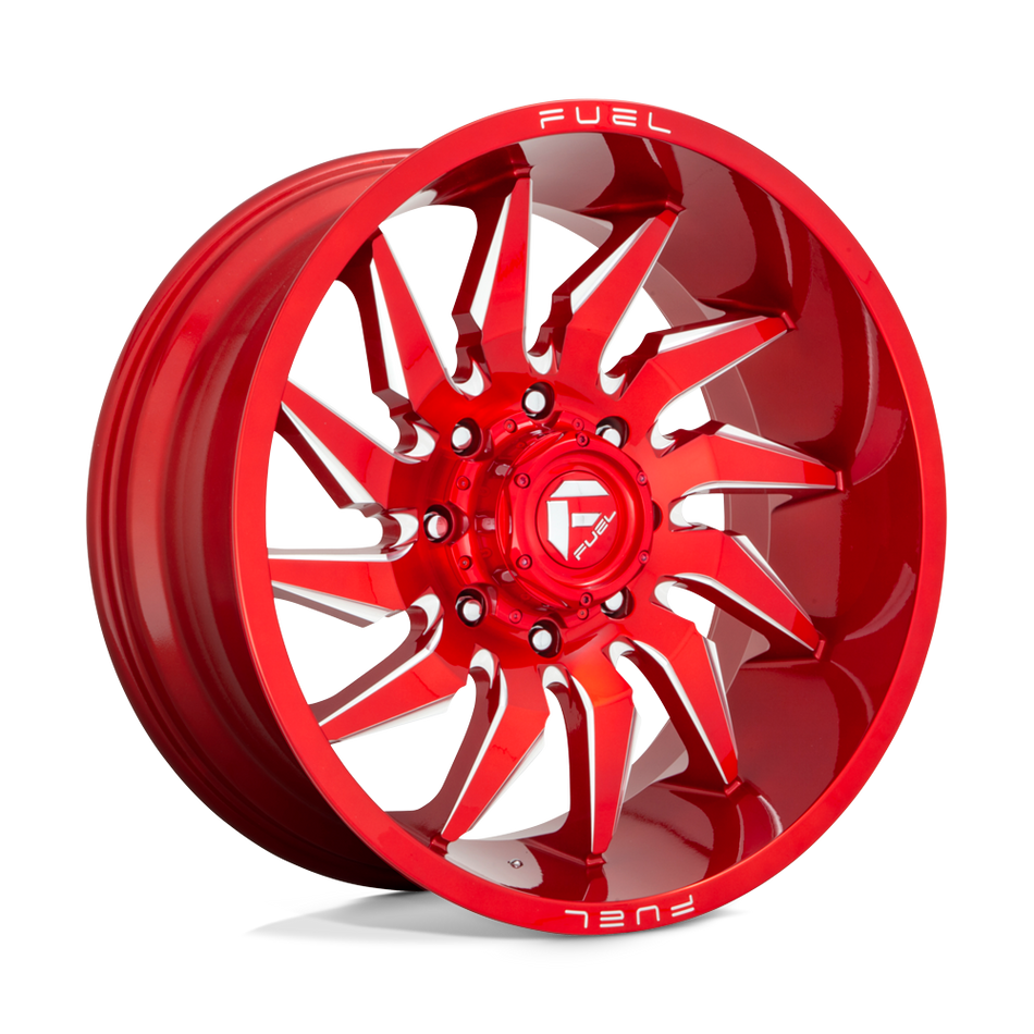 Fuel 1PC D745 SABER Candy Red Milled Wheel