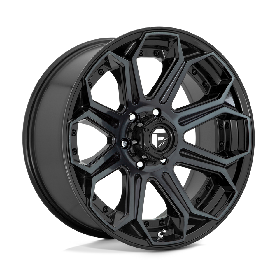 Fuel 1PC D704 SIEGE Gloss Machined Double Dark Tint Wheel
