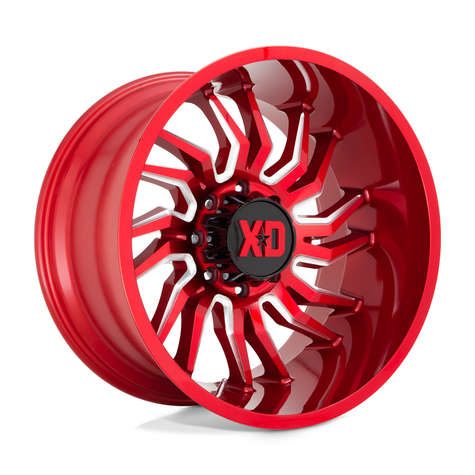 XD XD858 TENSION Candy Red Milled Wheel