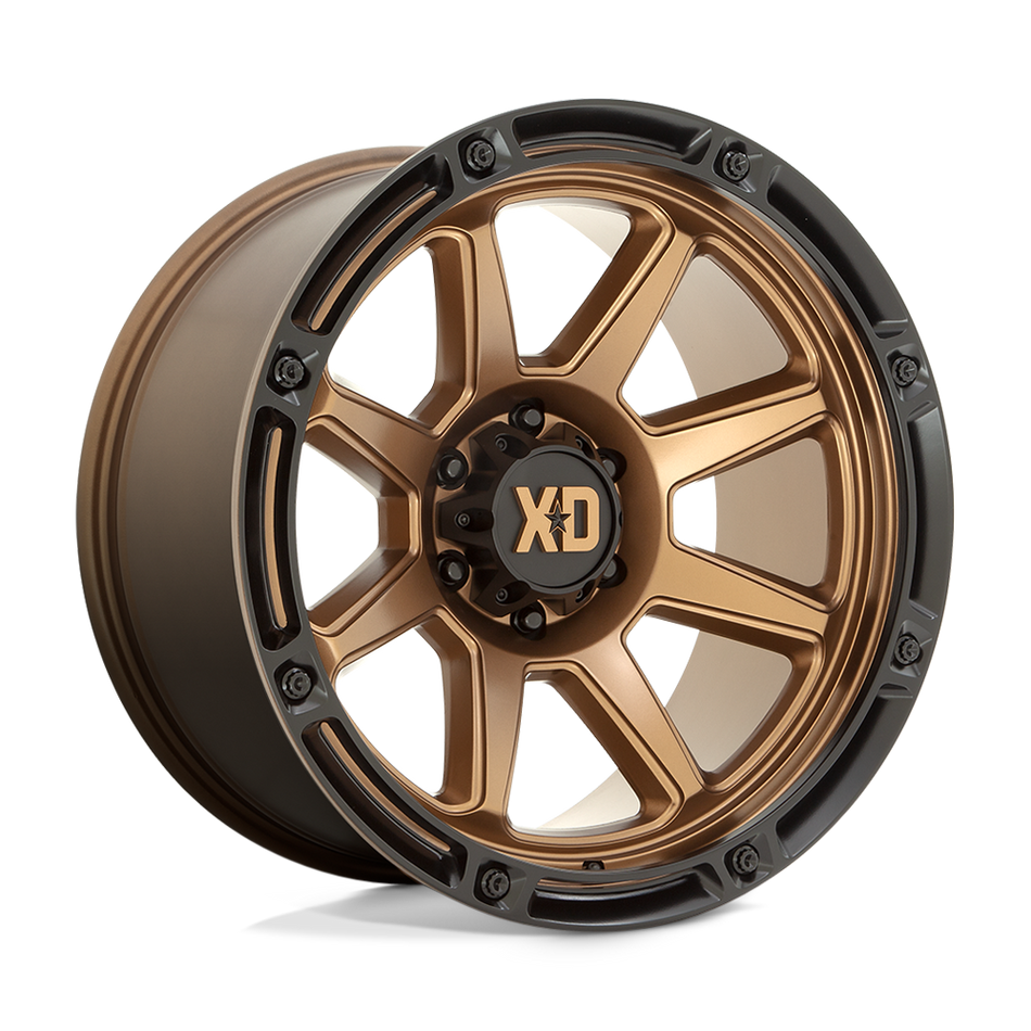XD XD863 Matte Bronze With Black Lip Wheel