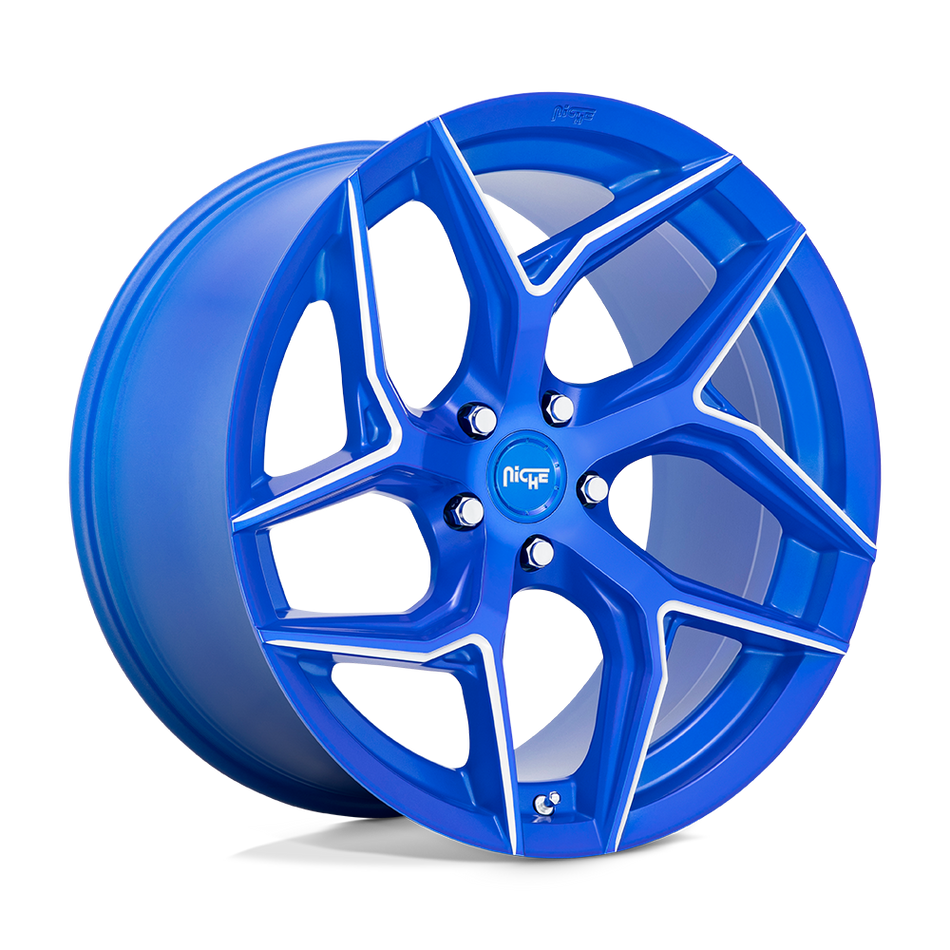 Niche 1PC M268 TORSION Anodized Blue Milled Wheel