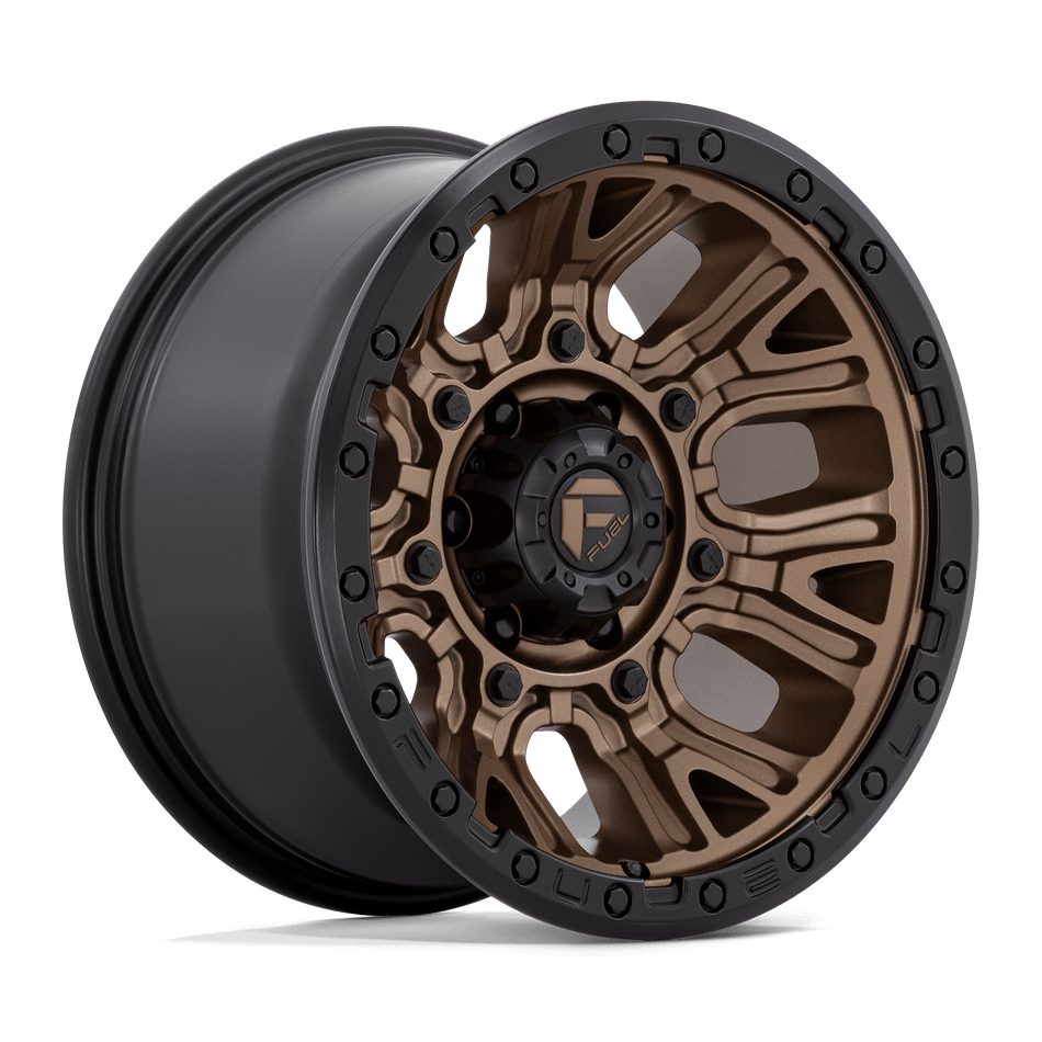 Fuel 1PC D826 TRACTION Matte Bronze With Black Ring Wheel