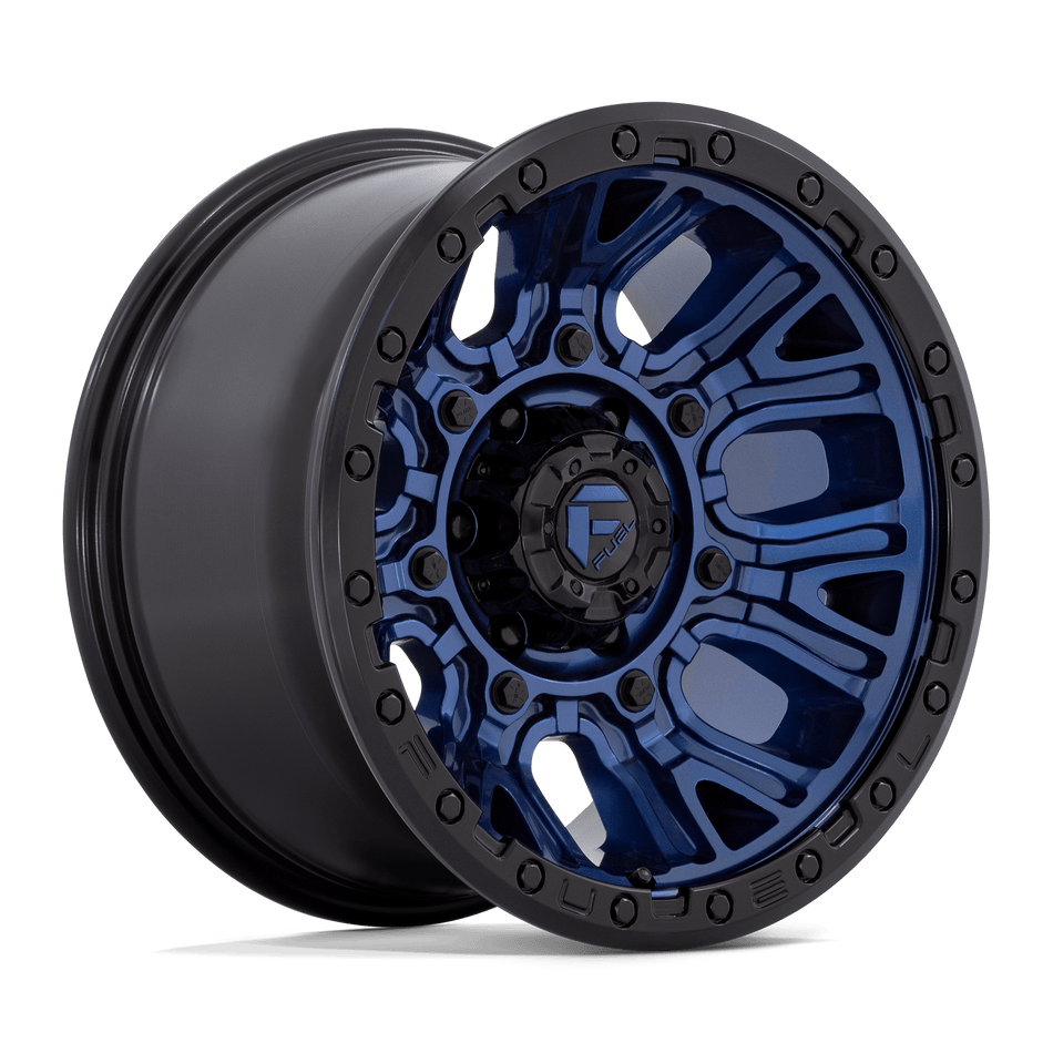 Fuel 1PC D827 TRACTION Dark Blue With Black Ring Wheel