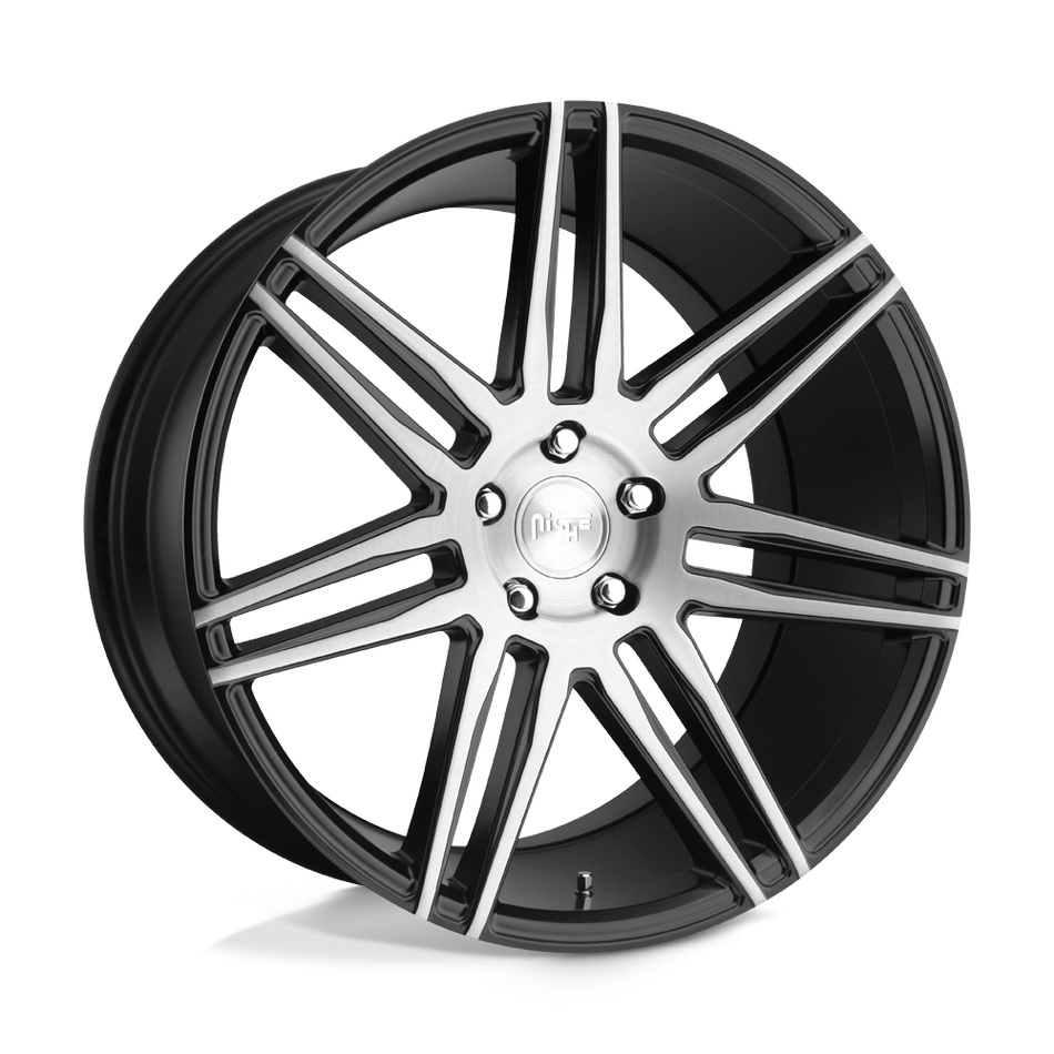 Niche 1PC M178 TRENTO Gloss Black Brushed Wheel