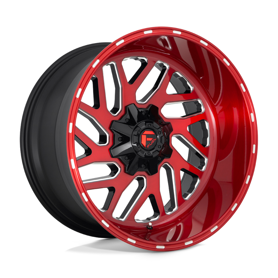 Fuel 1PC D691 TRITON Candy Red Milled Wheel